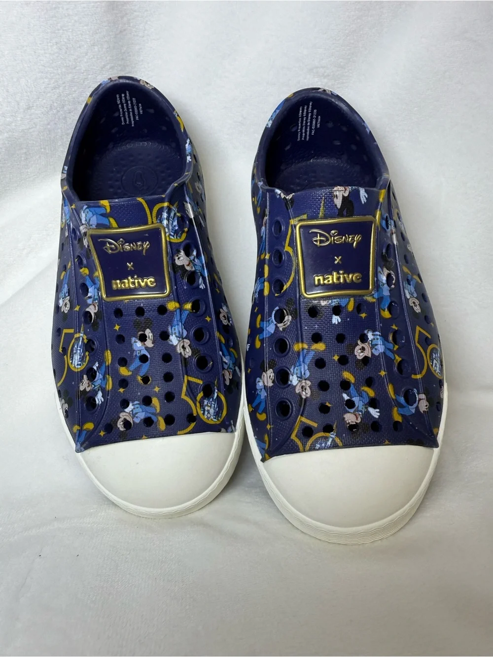 NWOT - Native Disney 50th anniversary Mickey Mouse Slip-On Water Shoes